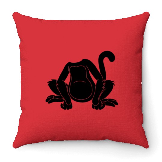 Monkey Orangutan Monkey Lover Chimpanzee Monkey Throw Pillows