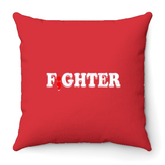 Fight Depression Prevention Mental Awareness Throw Pillows
