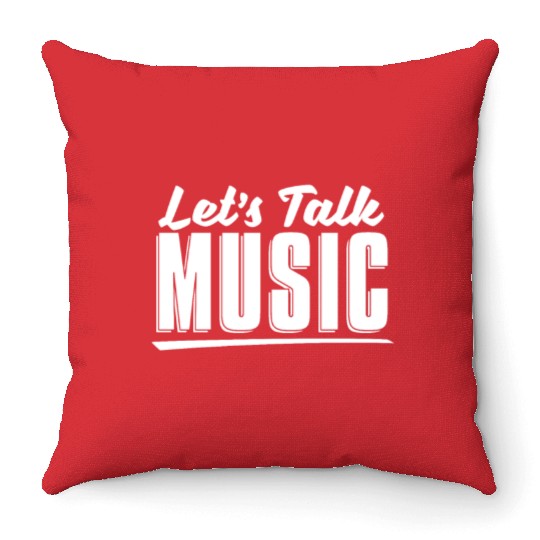 Music Teacher Throw Pillows