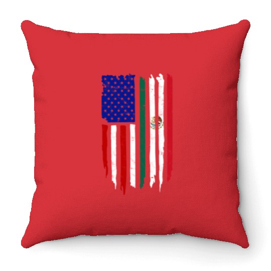 US Immigrant Indigenous USA Immigrants america Throw Pillows