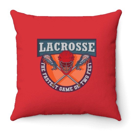 Lacrosse Player Lacrosse Coach Lax Player Sports Throw Pillows