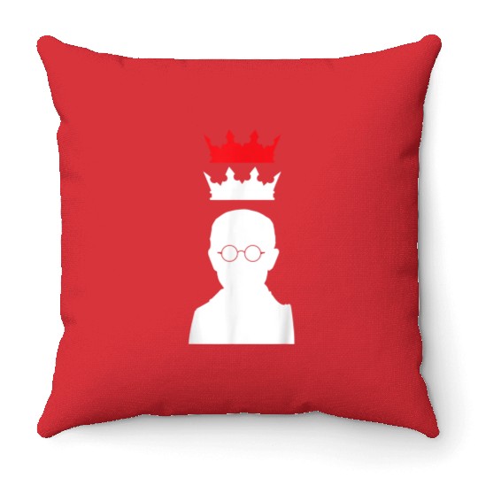 St Maximilian Kolbe Two Crowns Catholic Saint Gift Throw Pillows