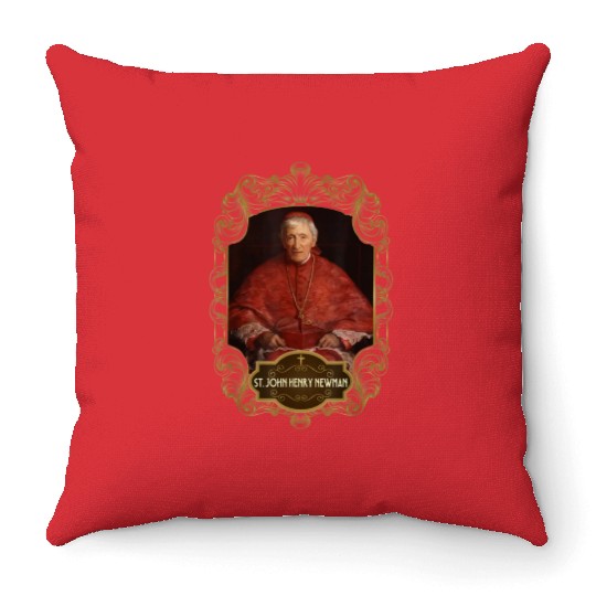 St. John Henry Newman Oxford Movement Catholic Throw Pillows