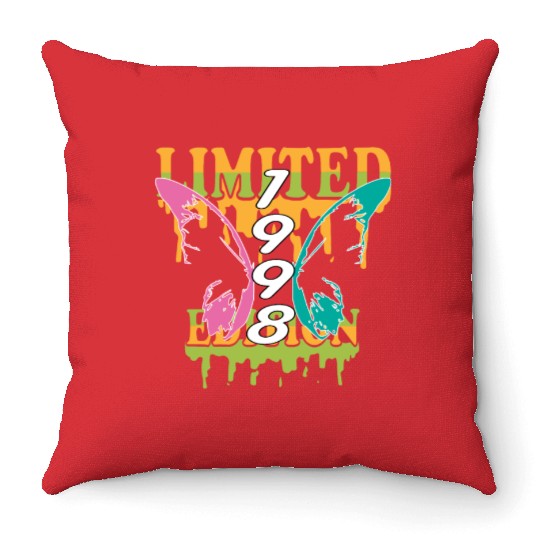 1998 Born Limited Edition Butterfly Gift Throw Pillows