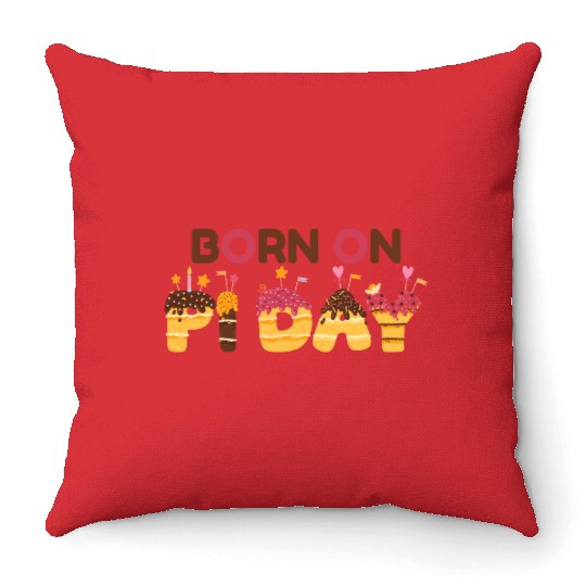 pi day Throw Pillows