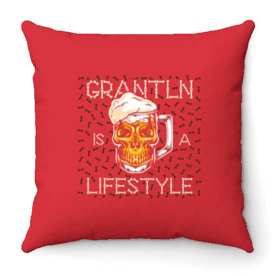 Grumpy is a Lifestyle - Bavaria Throw Pillows