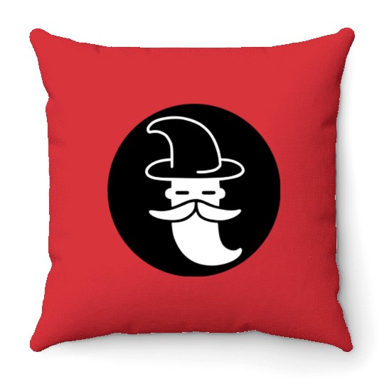 Minimal Wizard Throw Pillows