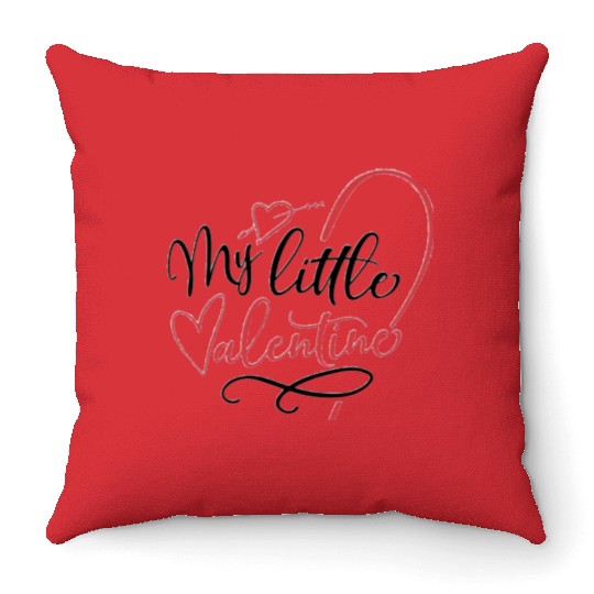 Happy valentines day Throw Pillows