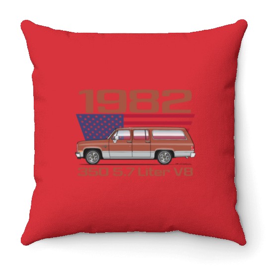 350 Bronze Throw Pillows