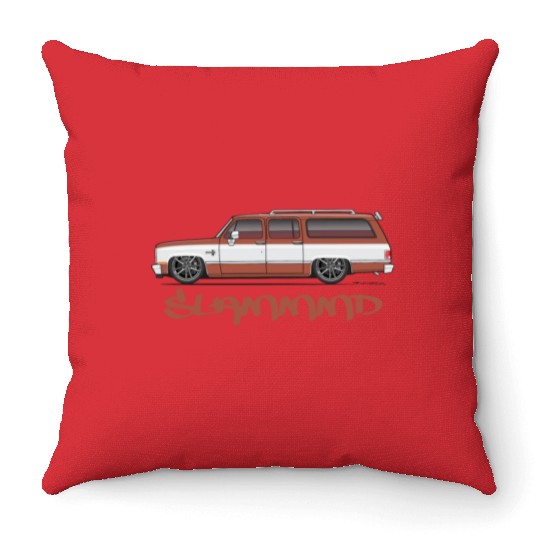 slammmd Bronze Throw Pillows
