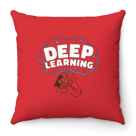 Artificial Intelligence Deep Learning Programmer Throw Pillows