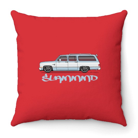 SLAMMMD Light Blue Throw Pillows