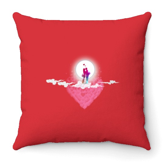 valentines day Throw Pillows