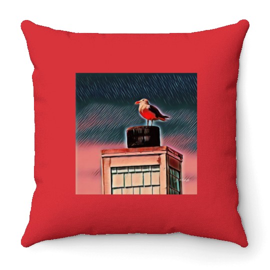 Seagull Throw Pillows