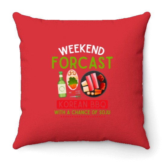 Korean BBQ, Korean Throw Pillows