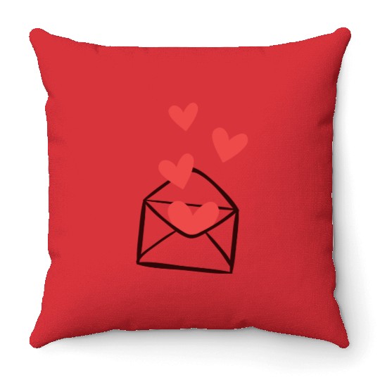 I Love My Girlfriend Throw Pillows