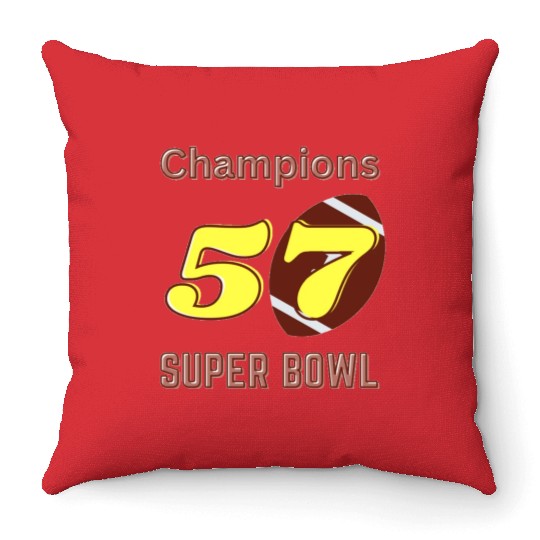 Super Bowl 57 champions Classic Throw Pillows