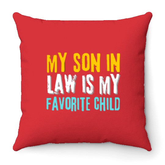 my son in law Throw Pillows