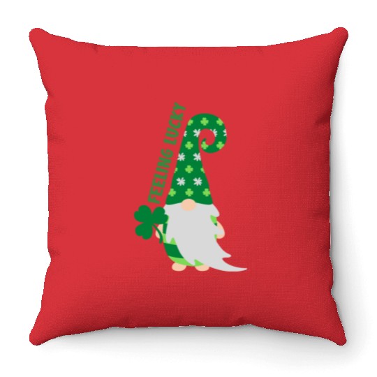 Feeling Lucky Throw Pillows