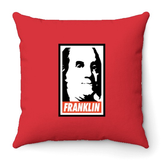 Benjamin Franklin Throw Pillows