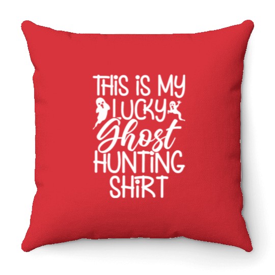 Ghost Hunters, Ghosts, Ghost, Ghost hunting Throw Pillows