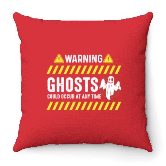 Ghost Hunters, Ghosts, Ghost, Ghost hunting Throw Pillows