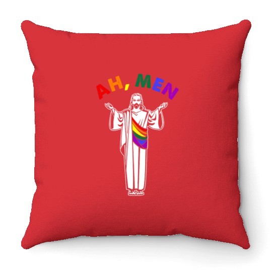 Gay Pride Funny Throw Pillows