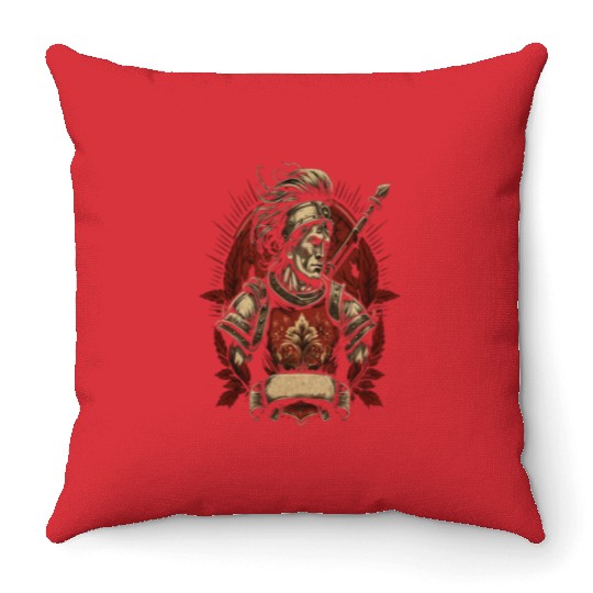 Firefighter Prayer St. Florian Saint of Throw Pillows