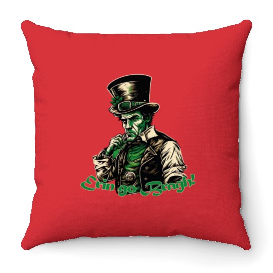 St Patrick´s day, Erin go Bragh! Throw Pillows