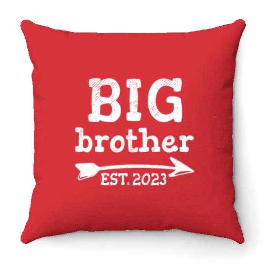 Promoted to Big Bro 2023 Leveled Up To Big Brother Throw Pillows