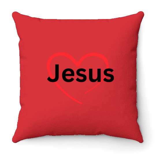 I Love Jesus Throw Pillows!