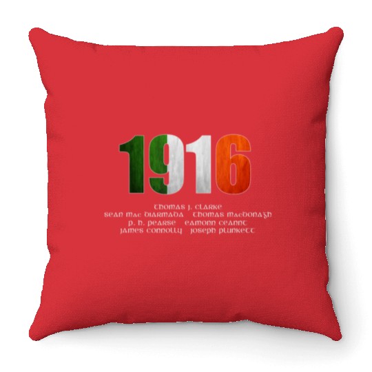 1916 Irish Easter Rising Signatories Commemorative Throw Pillows