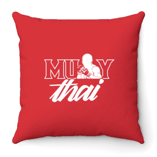 Muay Thai Hobby Fighter Boxing Martial Arts Throw Pillows