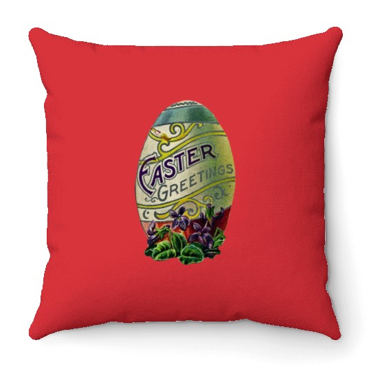 Vintage Easter Throw Pillows