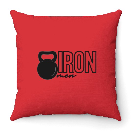 Iron men Throw Pillows