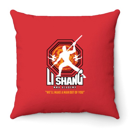 Li Shang MMA Academy Throw Pillows