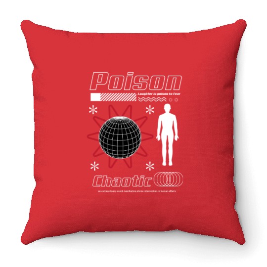 Streetwear Poison Throw Pillows Throw Pillows Throw Pillows