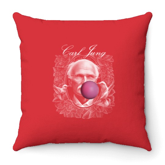 Carl Jung most influential psychiatrist homage Throw Pillows