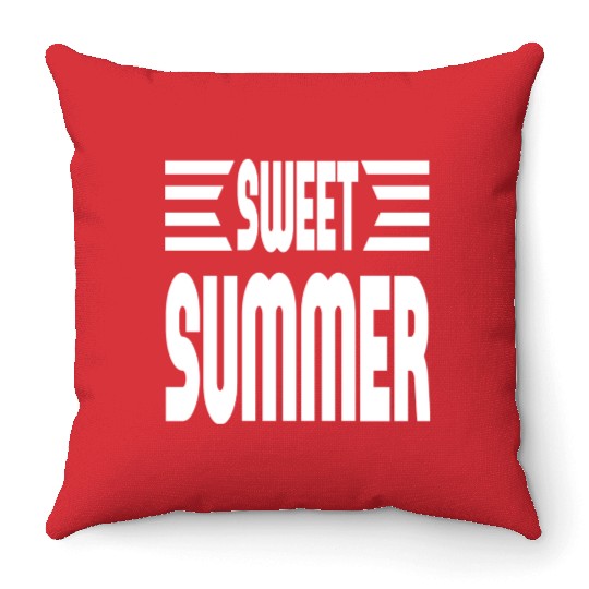 Sweet Summer Throw Pillows