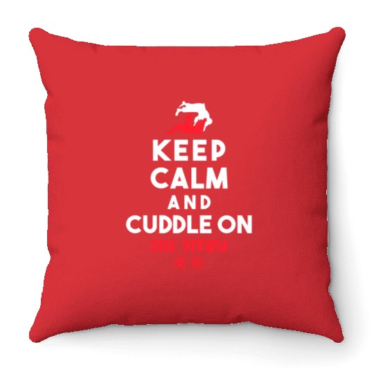 Brazilian Jiu Jitsu MMA Bjj Hugger Throw Pillows