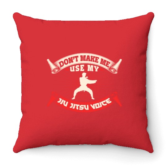 Brazilian Jiu Jitsu MMA Bjj Hugger Throw Pillows