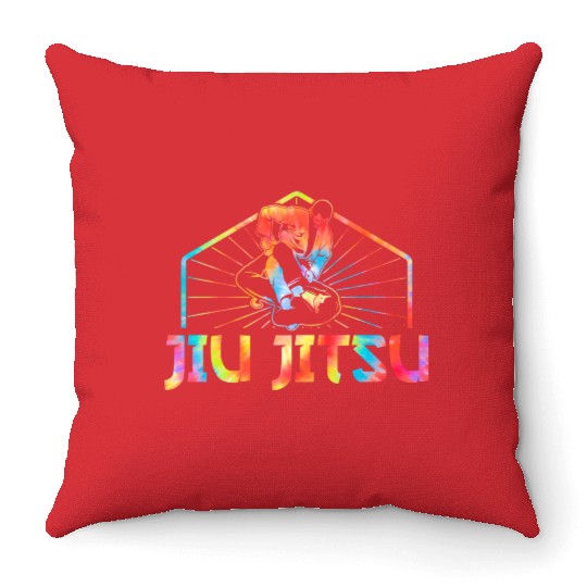 Brazilian Jiu Jitsu MMA Bjj Hugger Throw Pillows