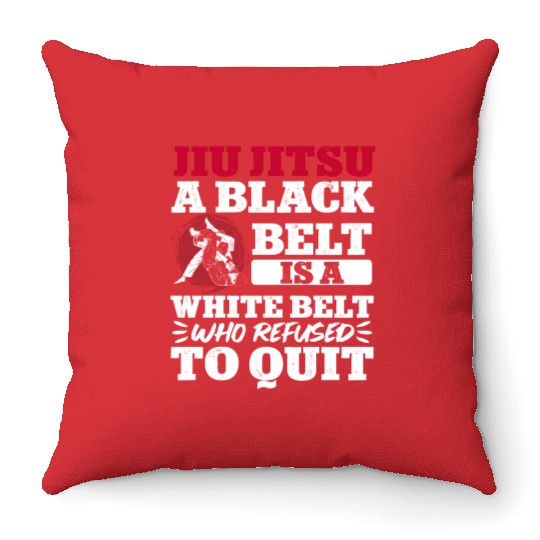 Brazilian Jiu Jitsu MMA Bjj Hugger Throw Pillows