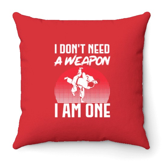 Brazilian Jiu Jitsu MMA Bjj Hugger Throw Pillows