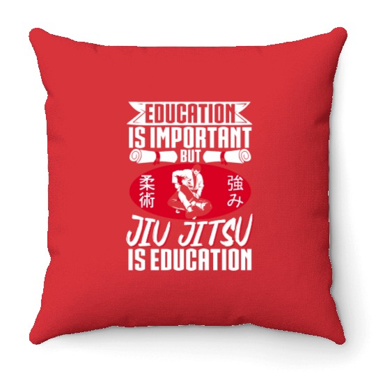 Brazilian Jiu Jitsu MMA Bjj Hugger Throw Pillows