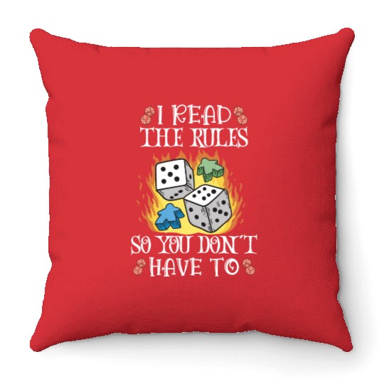 Wine Board Games Chess Board Game Player Gambling Throw Pillows