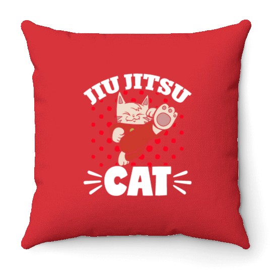 Brazilian Jiu Jitsu MMA Bjj Hugger Throw Pillows
