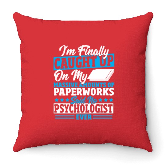 Psychologist Psychology Psych Therapist Throw Pillows