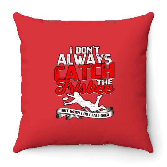 Ultimate Frisbee Importanter Disc Golf Ultimate Throw Pillows