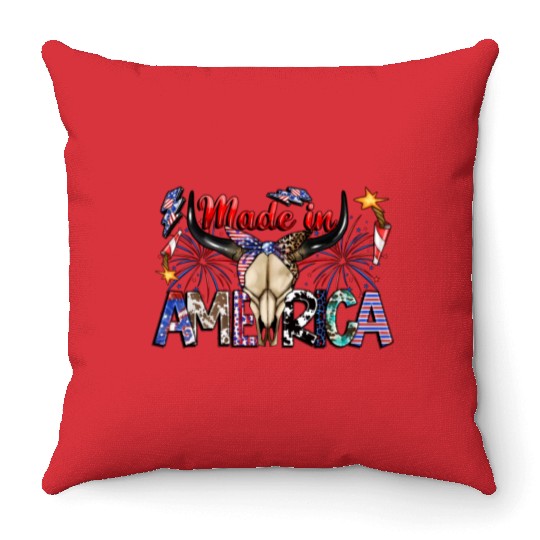 Made İn America Throw Pillows